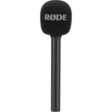 "Premium RDE Interview GO Hndholdt Adapter - Sort | Effektiv, Bærbar & Kvalitetslyd – Varenummer: 0698813006700"